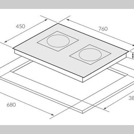 BẾP TỪ ĐÔI EUROSUN EU-T892G