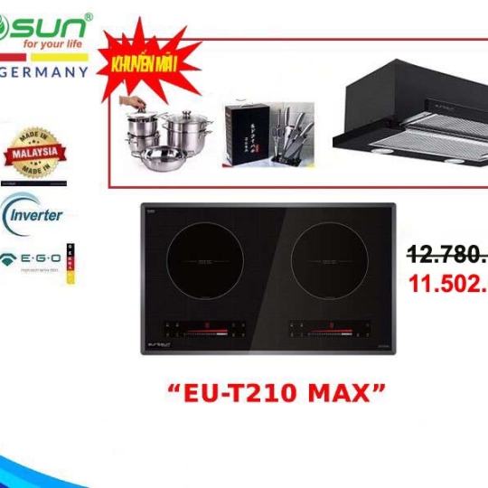 COMBO BẾP TỪ ĐÔI EUROSUN EU-T210MAX